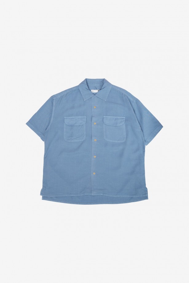 Round Flap Pocket Short Sleeve Shirt