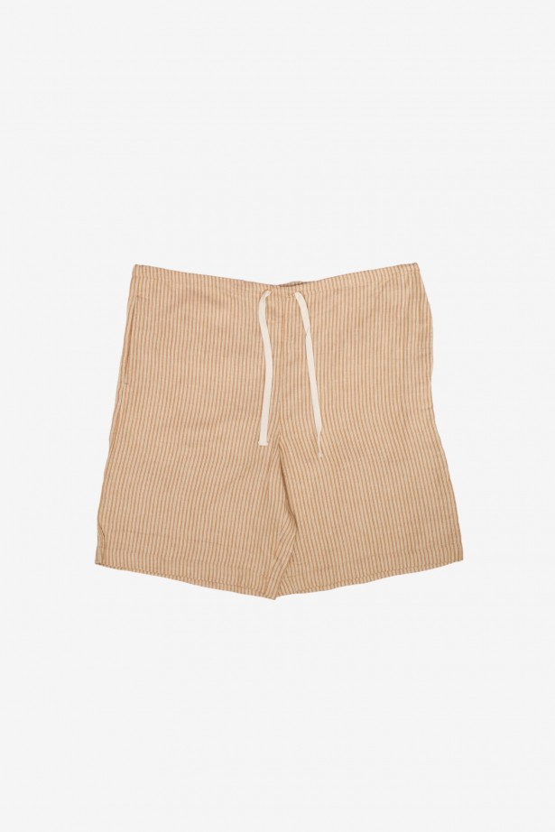 Silk Cloth Drawstring Wide Shorts