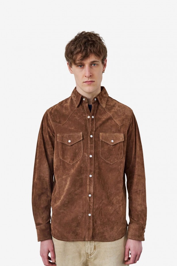 Suede Western Shirt