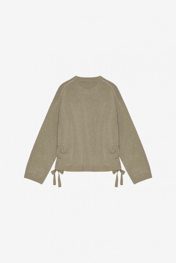 Future Wool Mix Oversized O-neck