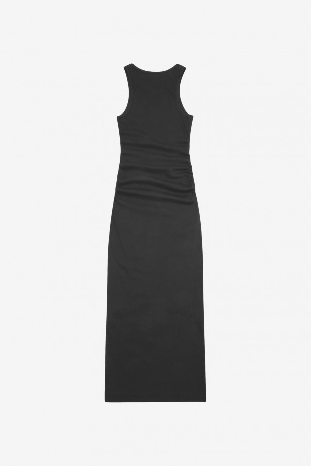 Soft Cotton Rib Tank Top Long Dress