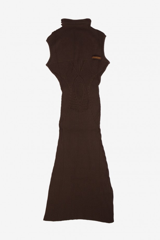 Raven High-Neck Dress