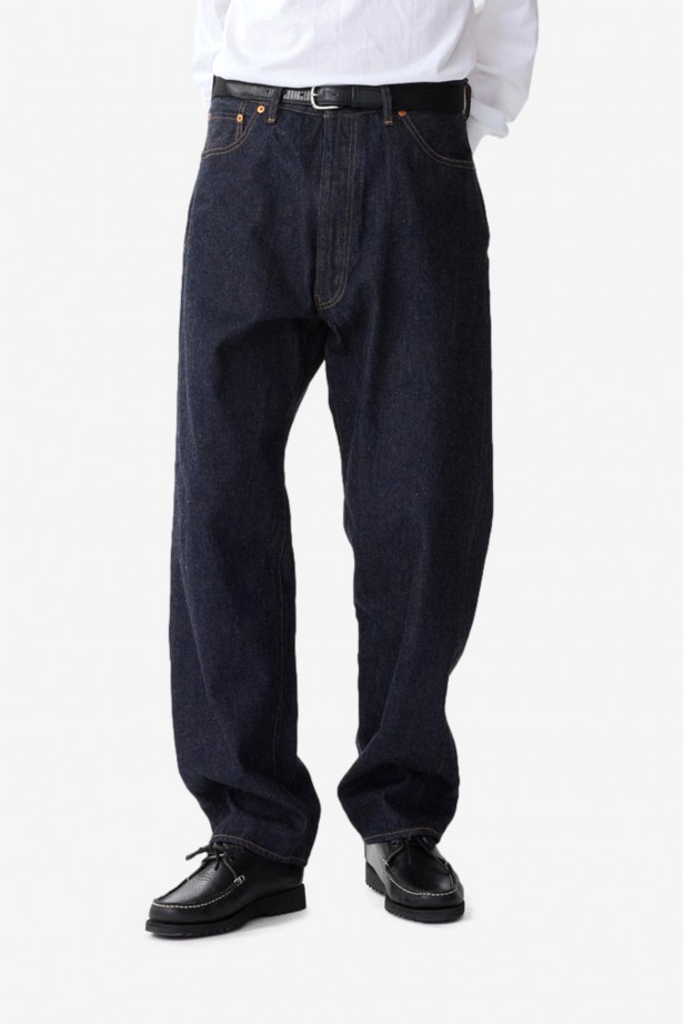 5P Zipper Front Denim Pants