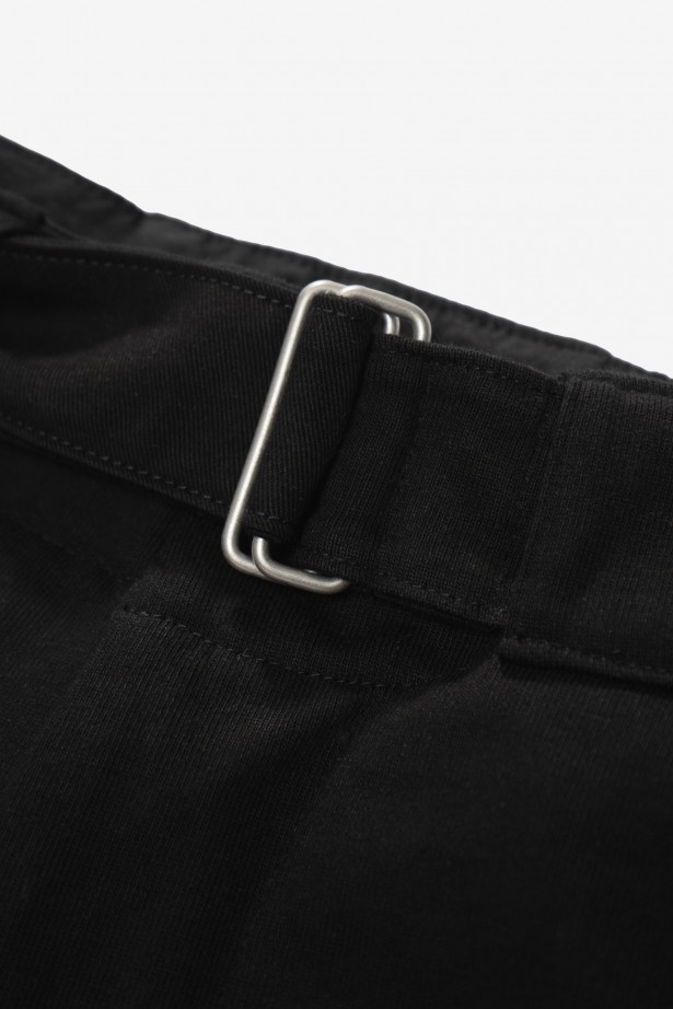 Belted Jersey Trouser