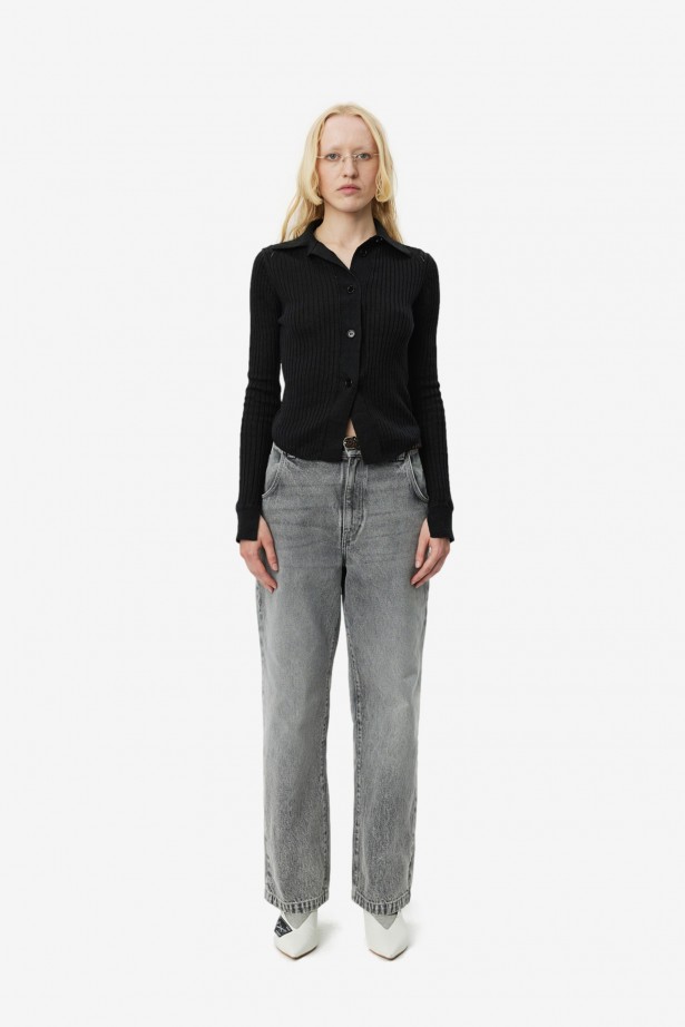 Knitted Rib Shirt