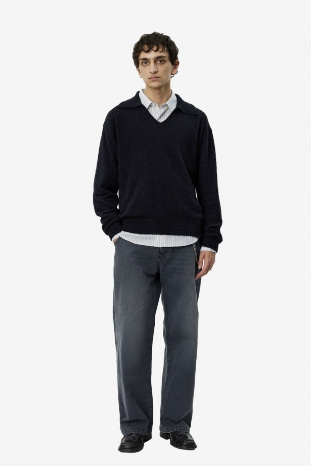 V-Neck Collar Sweater