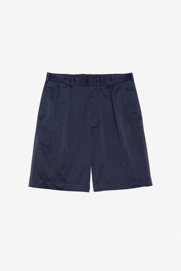 Double Pleat Chino Shorts