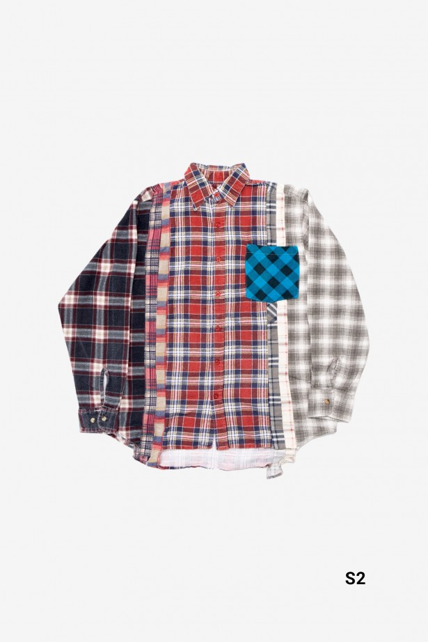 Rebuild By Needles 7 Cuts Flannel Shirt