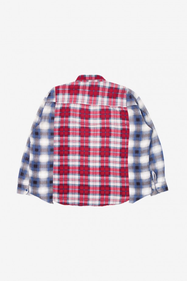 Rebuild by Needles Wide Ribbon Flannel Shirt