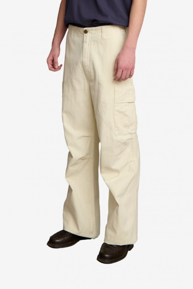 Herringbone Cargo Trousers