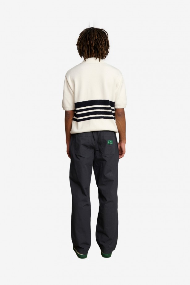 Panel Knit Polo
