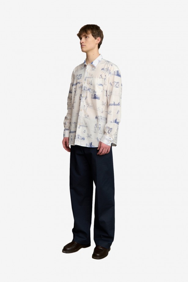 Printed Poplin Shirt